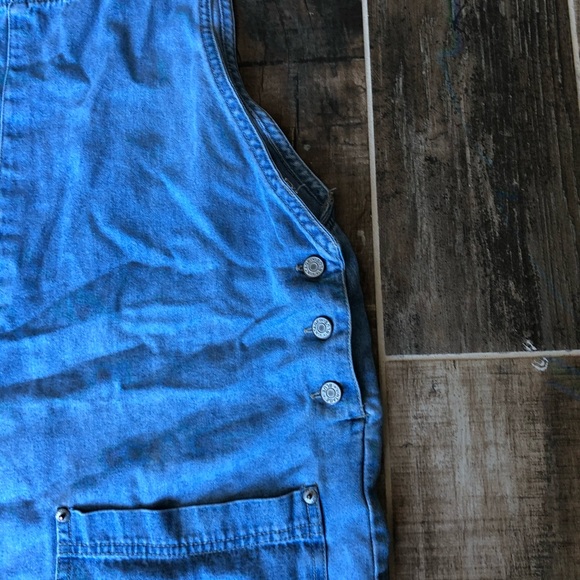 ✨ SOLD Vintage Blue Cotton Overalls Denim - Picture 5 of 10